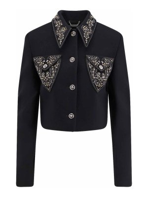 VERSACE: Vestes de costume - Blazer - Noir