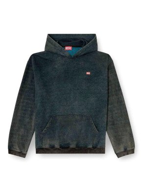DIESEL: Sweatshirts & Sweaters - S-Kai Cotton Blend Sweatshirt