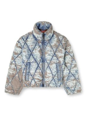 DIESEL: padded jackets - W-Kons Nylon Down Jacket