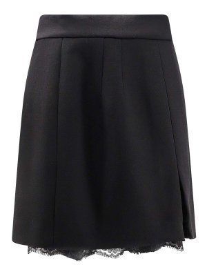 DOLCE & GABBANA: minigonne - Minigonna In Lana Vergine