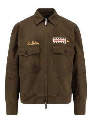 DSQUARED2: Chaquetas casual - Chaqueta Casual - Camel