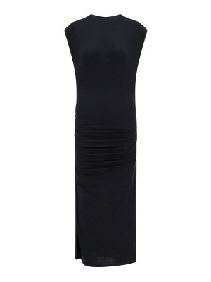 Isabel Marant Etoile: knee length dresses - Long women's dress in stretch fabric