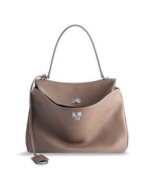 BALENCIAGA: ショルダーバッグ - ショルダーバッグ - ベージュ