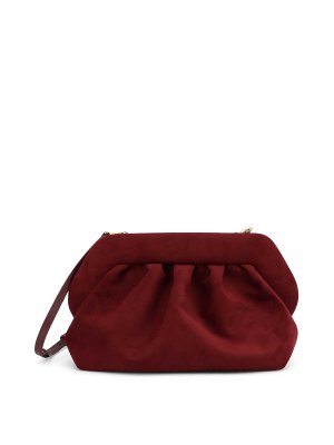 THEMOIRè: shoulder bags - Bios Suede Shoulder Bag