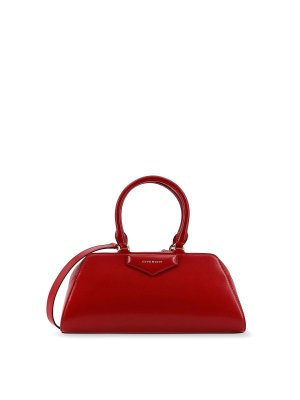 GIVENCHY: shoulder bags - Antigona East West Small Leather Shoulder Bag