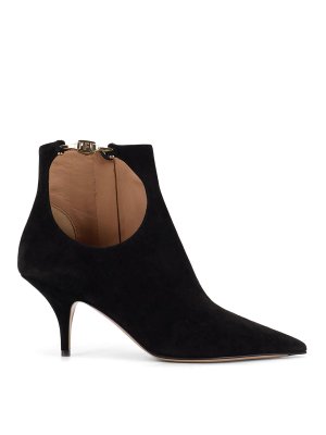 FERRAGAMO: ankle boots - Agia 70 Suede Ankle Boots