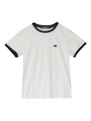 KARL LAGERFELD: T-shirts - T-Shirt - Creme
