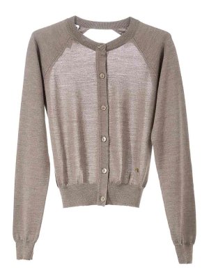 MOSCHINO: cardigans - Open Back Cardigan