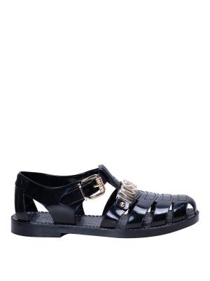 MOSCHINO: Sandalen - Sandalen - Schwarz
