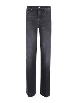 7 FOR ALL MANKIND: Straight Leg Jeans - Straight Leg Jeans - Blau