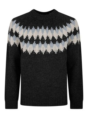 ALANUI: Suéteres con cuello pico - Suéter Cuello Redondo - Blanco