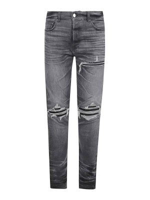 AMIRI: straight leg jeans - Suede Mx1 Jean