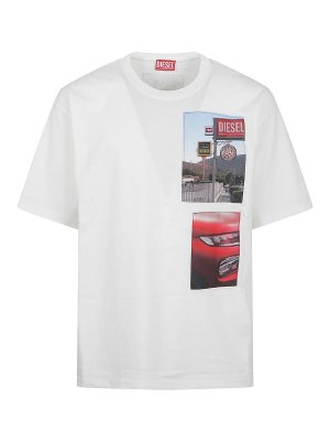 DIESEL: Tシャツ - Tシャツ - 黒