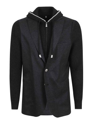 ELEVENTY: Blazer - Blazer - Gris