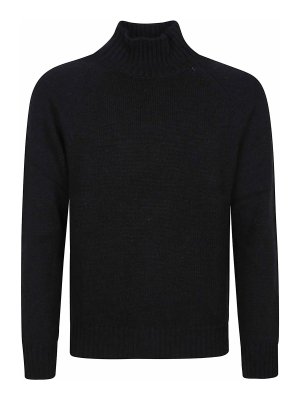 ELEVENTY: crew necks - Mock Neck Sweater