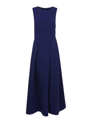 EMPORIO ARMANI: Robe longueur genou - Robe Au Genou - Bleu