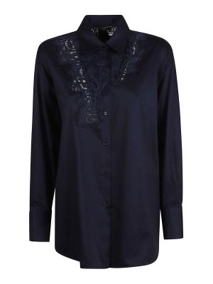 ERMANNO SCERVINO: Camisas - Camisa - Negro