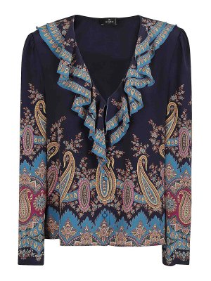 ETRO: Chemises - Chemise - Bleu