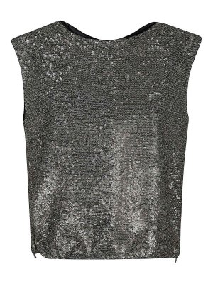 HERNO: トップス＆タンクトップ - トップ/タンクトップ - グレー