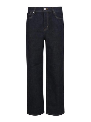 Self Portrait: Straight Leg Jeans - Straight Leg Jeans - Blau