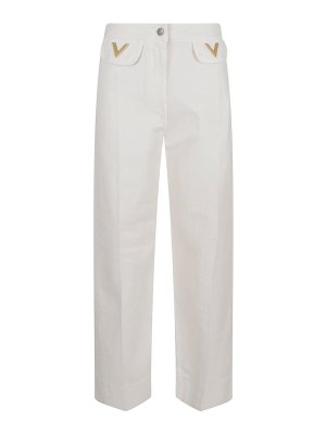 VALENTINO GARAVANI: straight leg jeans - Denim jeans