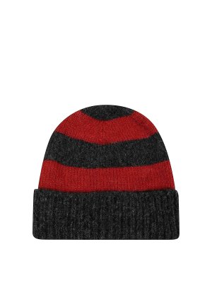 ALANUI: beanies - Grunge Stripes Beanie