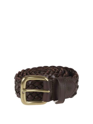 DRAGON DIFFUSION: belts - Belt 5Mm 10Ply Square Buckle