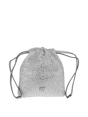 Pinko: cross body bags - Slouchy Coulisse Baby Full Str