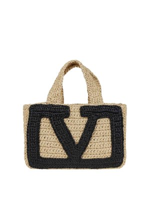 VALENTINO GARAVANI: Handtaschen - Shopper - Beige