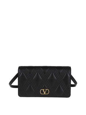 VALENTINO GARAVANI: clutches - Mini Bag Quiltie 67