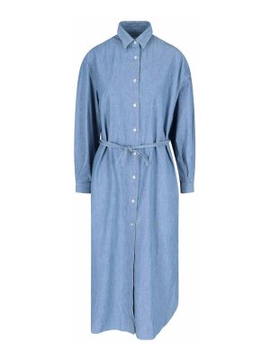 FINAMORE 1925: Jupes midi et au genou - Jupe Midi - Bleu