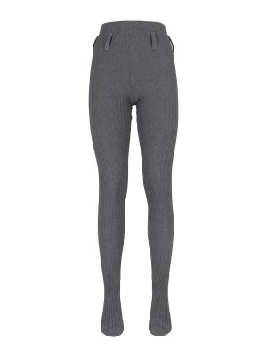 PRADA: casual trousers - Ribbed Cotton Tights