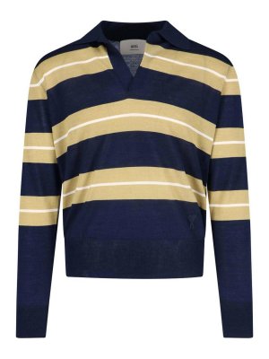 AMI PARIS: polo - Polo A Righe