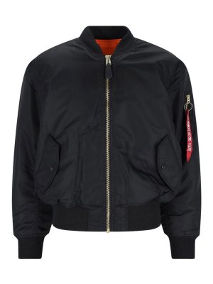 ALPHA INDUSTRIES: Chaquetas Bomber - Chaqueta Bomber - Negro