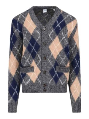ASPESI: cardigans - Cardigan In Lana Shetland