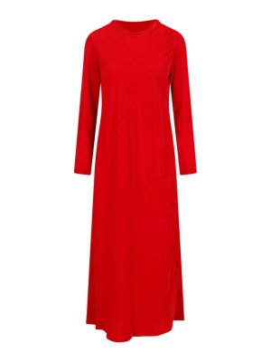 ASPESI: knee length dresses - Velvet Midi Dress