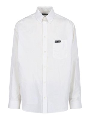 BALENCIAGA: shirts - Oversized Logo shirt