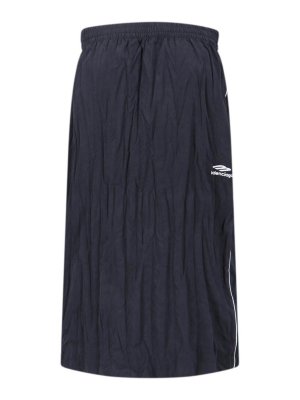 BALENCIAGA: knee length dresses - Logo Midi Dress