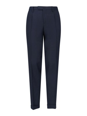 BRIGLIA 1949: カジュアルトラウザー - カジュアルパンツ - ブルー