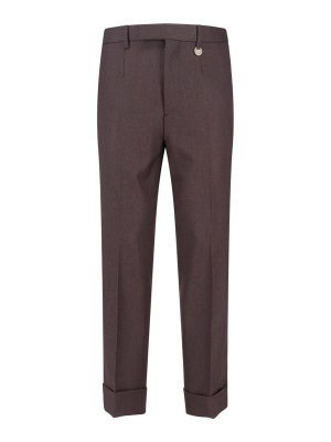 BURBERRY: Tailored & Formal trousers - Tailored Wool Trousers