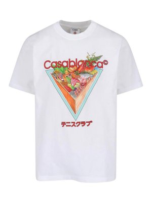 CASABLANCA: t-shirts - T-Shirt Tennis Club Icon