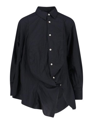 COMME DES GARÇONS HOMMES PLUS: shirts - Asymmetric shirt