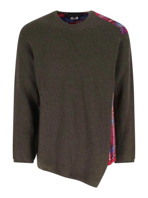 COMME DES GARÇONS HOMMES PLUS: Pull col rond - Pull Col Rond - Multicolore