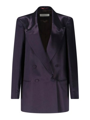 DRIES VAN NOTEN: Blazer - Blazer - Púrpura