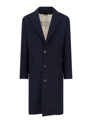 GOLDEN GOOSE: Knielange Mäntel - Knielanger Mantel - Blau