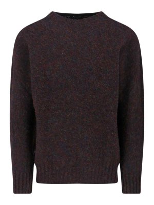 HOWLIN: Strickpullover mit Rundhalsausschnitt - Rundhalspullover - Bunt