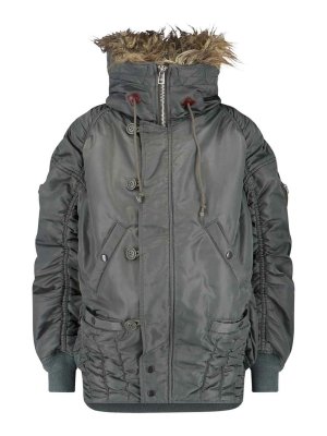 JUNYA WATANABE: Fur & Shearling Coats - Jacket With Faux Fur