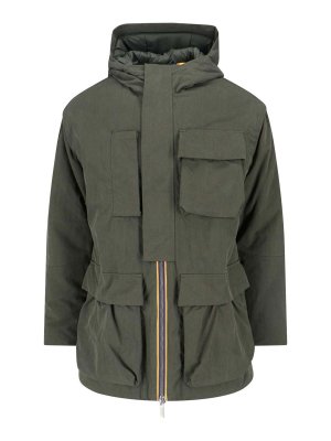 K-WAY: Kurze Daunenjacken - Daunenjacke - Grün