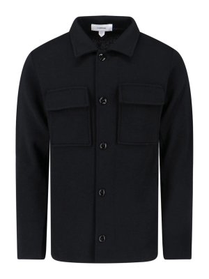 LARDINI: knee length coats - Virgin Wool Jacket