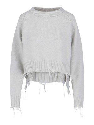 LOW CLASSIC: crew necks - Maglione Crop